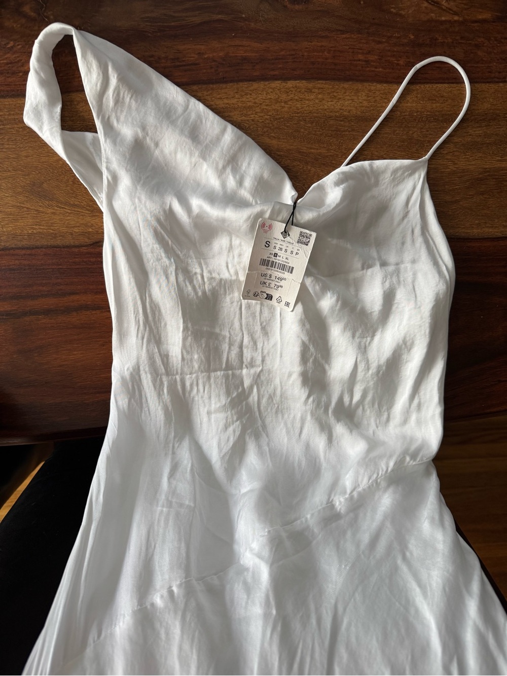 Zara satin low back dress - Picture 3 of 3